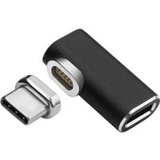 Magnetic usb c adapter MicroConnect Magnetic Angled USB C - USB C Adapter M-F