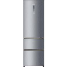 Haier Freestanding Fridge Freezers - White Haier A3FE835CGJE Silver, Stainless Steel, White