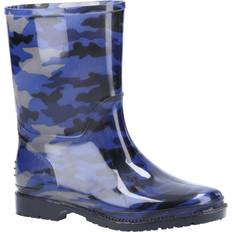 PVC Bottes en caoutchouc Cotswold PVC Jnr Wellington - Navy Camo