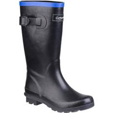 Junior Fairweather Wellington Boot - Black/Blue