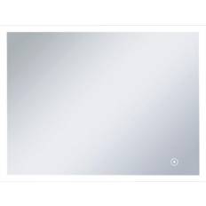 vidaXL Espejo De Pared De Baño Con Led Y Sensor Táctil 80 x 60 cm