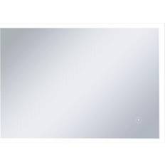 Argent Mobiliers de Salle de Bain vidaXL Miroir Mural LED 100 x 60 cm