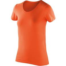 Spiro Women's Impact Softex Short Sleeve T-Shirt - Tangerine