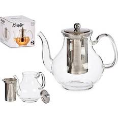 Kristallglas Tekannor BigBuy Home Classic Tekanna 1.1L