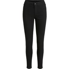 Vila Jean Skinny Noir En Coton Queen