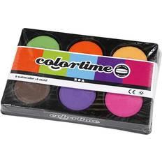 Vattenfärger Colortime Watercolor 6-pack