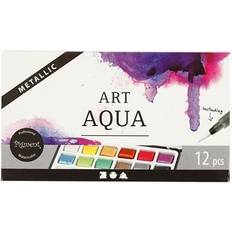 Creativ Company Akvarellfärger Creativ Company Art Aqua Watercolor Paint Metallic 12 Pcs