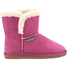Suede Boots Hush Puppies Ashleigh Slipper Boots - Pink