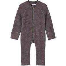 Name It Mino Wool Overall - Plum kitten