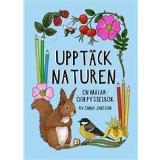 Upptäck naturen : en målar- och pysselbok (Hæftet)