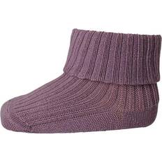 mp Denmark Ankle Wool Rib Turn Down - Grape Shake (589-4219)