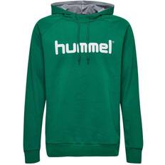 Hummel Go Cotton Logo Hoodie - Evergreen