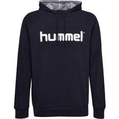 Hummel Go Cotton Logo Hoodie - Marine