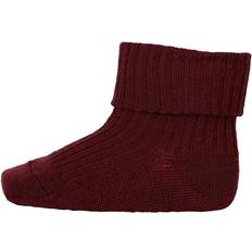 mp Denmark Ankle Wool Rib Turn Down - Wine Red (589-1451)