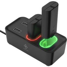 Xbox series x rechargeable battery Deltaco Xbox Series S/X Dual Rechargeable Battery Packs Charging Station - Black