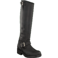 Johnny Bulls High Zip Back Saappaat - Black/Silver