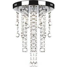 vidaXL Crystal Beads Ceiling Flush Light 24.8cm