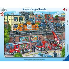 Puzzles Classiques Ravensburger Puzzle Cadre Firefighters in Action