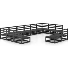 vidaXL 3076183 Outdoor Lounge Set, Table incl. 12 Sofas