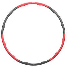 Avento hula hoop 100 cm de mousse noir/rouge