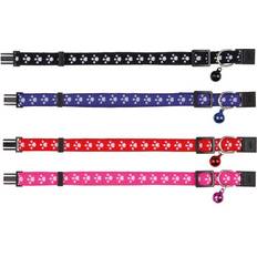 Trixie Collari Elastici Per Gatti Con Zampe Multicolore