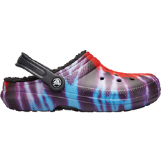 Multicolore - Uomo Pantofole da Esterno Crocs Classic Tie-Dye Lined