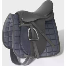 Leer Paardensport vidaXL Riding Saddle 5-in-1 Set 17.5" - Black