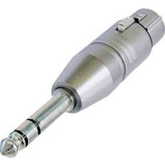 6,3 mm (1/4"RTS) Kabler Neutrik XLR-6.3 M-F Adapter