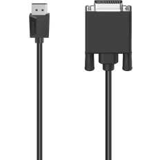 DVI-DisplayPort - Kabeladaptere Kabler Hama DisplayPort - DVI Adapter M-F 1.5m