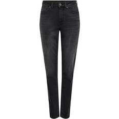 Only Veneda Life Mom Jeans - Black/Black Denim