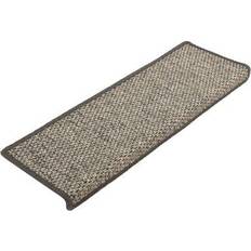 Multicoloured Stair Carpets vidaXL 326906 15-pack Multicolour, Grey, Beige 25x65cm