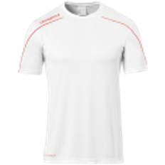3XL Barnkläder Uhlsport Stream 22 Short Sleeved Shirt Kids - White/Red