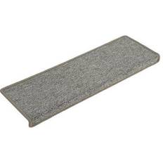 Multifarvet Trappemåtter vidaXL 326198 15-pack Grå, Hvid, Multifarve 25x65cm