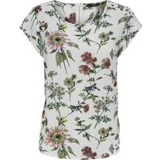 Bloemen Blouses Only Vic Ss Aop Top - White