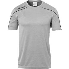 Uhlsport Stream 22 Short Sleeved Shirt Kids - Dark Grey Melange/Black