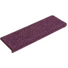 Morado Alfombras de escalera vidaXL 326205 15-pack Morado cm