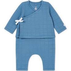 Petit Bateau Polochon Cardigan Set - Blue