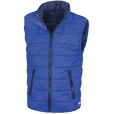 L Vests Children's Clothing Result Kid's Core Sleeveless Zip Up Bodywarmer - Royal/Navy