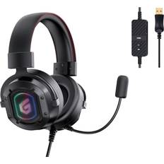 Conceptronic ATHAN02B Cuffia Gaming USB 7.1 Nero