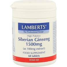 Ginseng Suplementos Lamberts Siberian Ginseng 1500mg 60 pcs