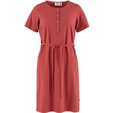 Knee Length Dresses - Polyamide Fjällräven Övik Lite Dress W - Raspberry Red