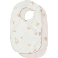 Cam Cam Copenhagen Bib W/pocket Windflower Creme/Blossom Pink 2-pack