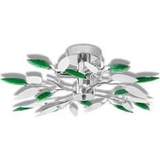 vidaXL Acrylic Crystal Leaf Loftplafond ∅ 45cm
