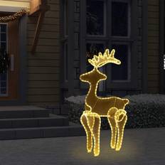 Acier Lumières de Noël vidaXL Reindeer Lampe de Noël 89cm