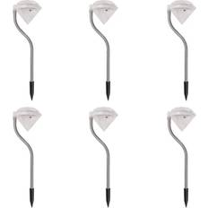 vidaXL 9x7.8x29.5cm Bedlampe 9cm 6stk