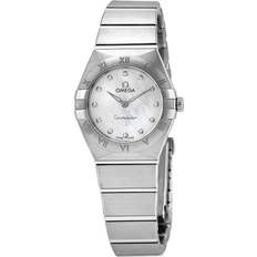 Omega Constellation Manhattan Ladies Quartz Diamond Mother of Pearl Dial (131.10.25.60.55.001)