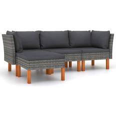 vidaXL 3059727 Loungesæt, borde inkl. 3 sofaer