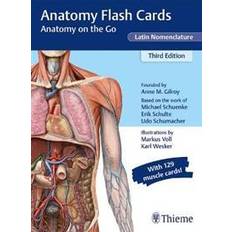 Kort Bøger Anatomy Flash Cards, Latin Nomenclature (Kort, 2021)