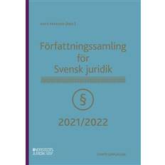 Författningssamling för Svensk juridik : 2021/2022 (Häftad)