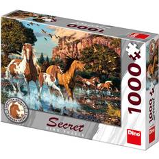 Dino Secret Puzzle Horses 1000 Bitar